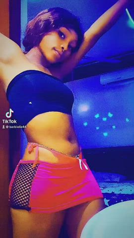 Ebony Petite Teen TikTok gif