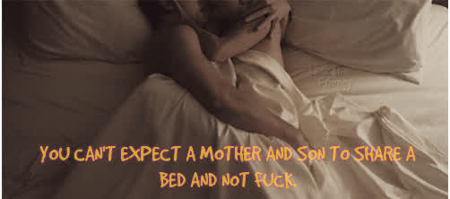 bed sex caption kissing mom passionate son gif