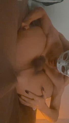 autofellatio cock femboy gay mask oral gif