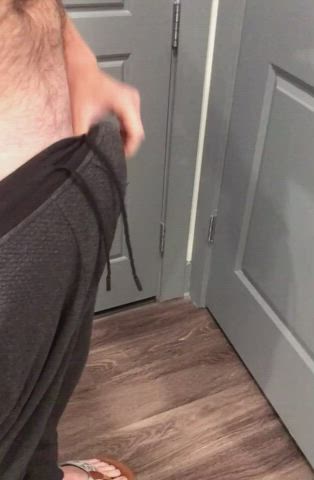 cock erection masturbating gif