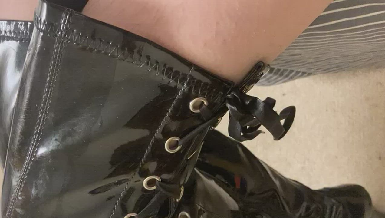 My slave likes these please-her boots