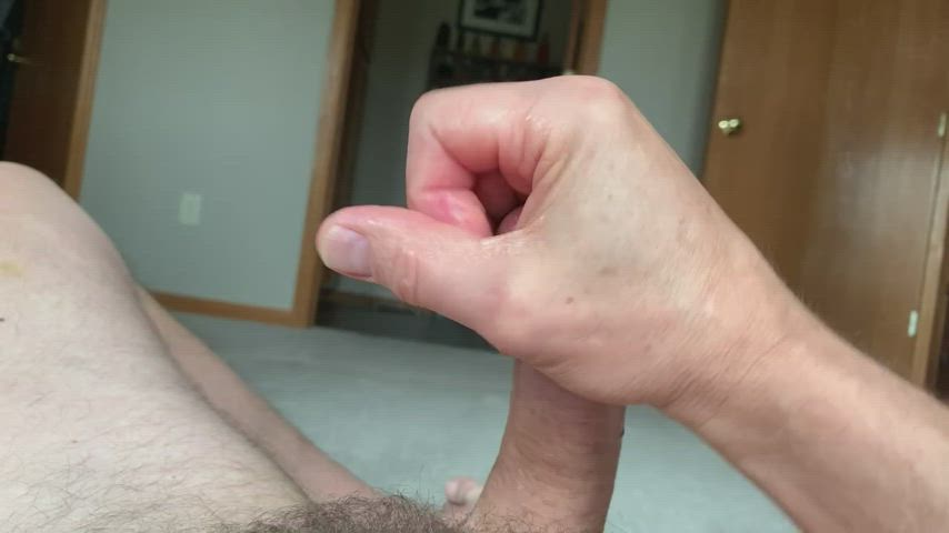 cum cumshot daddy erection gay male masturbation masturbating gif