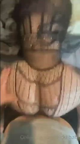 amateur cumshot doggystyle fishnet onlyfans pov rough twerking vertical gif