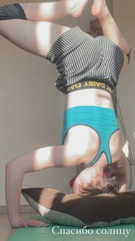 amateur ass teen workout gif