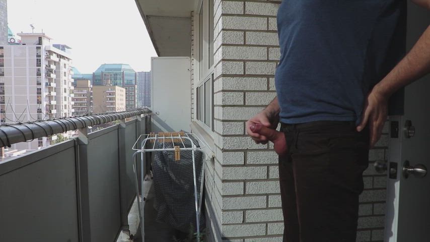 Great release on my balcony between boring-ass meetings