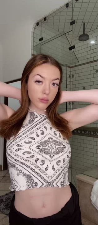 Girls Redhead TikTok gif