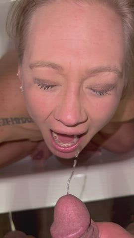 blonde pee piss pissing gif