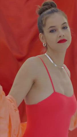 barbara palvin cleavage swimsuit gif