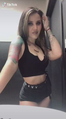 Ass Booty Cute Goth Shorts Tattoo TikTok gif