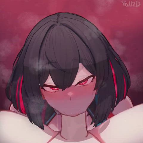 blowjob futanari hentai gif