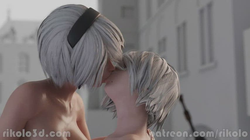 3D Anal Animation Ass Big Ass Blonde Futanari Legs Rule34 Sex gif