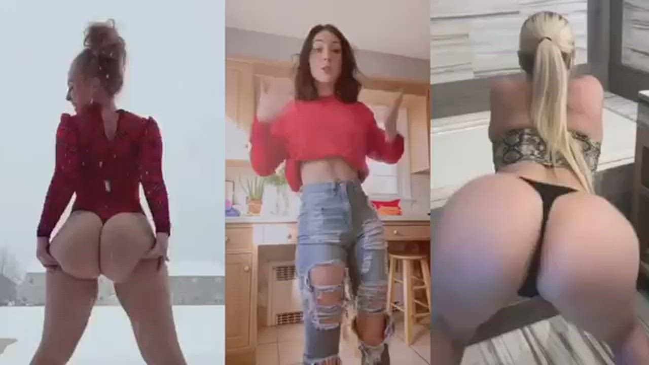 Booty thick tiktok splitscreeb