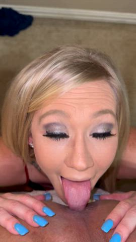 ass eating blonde onlyfans rimjob rimming gif