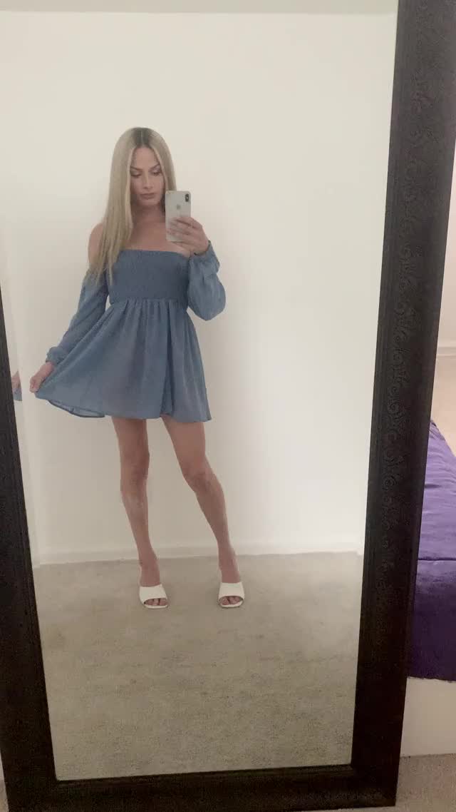 Was supposed to wear this dress for a wedding, guess my dicks too big ?