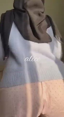 asian ass hijab malaysian muslim shaved pussy spreading gif