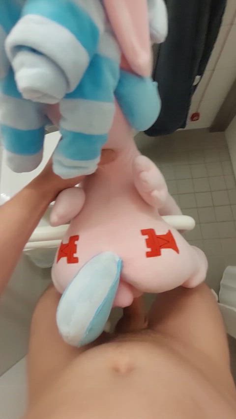 Fucking my pony in the hospital bathroom 