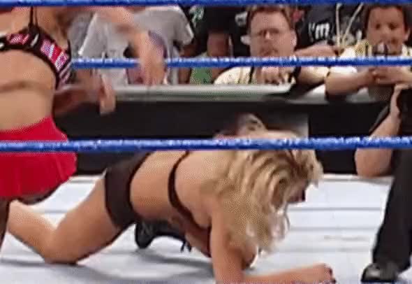 Jillian Hall embarrassed in her underwear