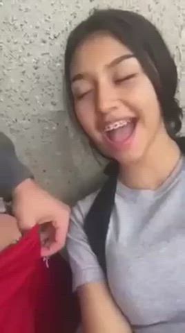 Blowjob Braces Teen gif