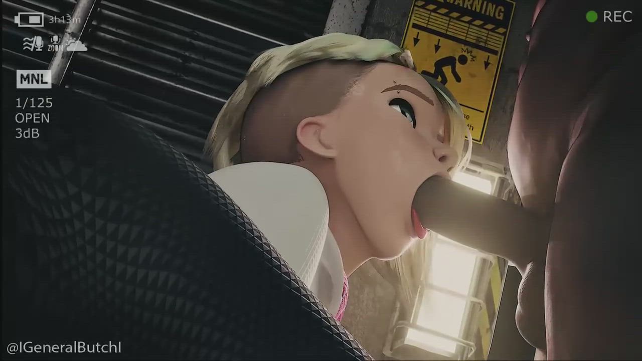 Anal Animation Blonde Blowjob Hentai Spitroast gif
