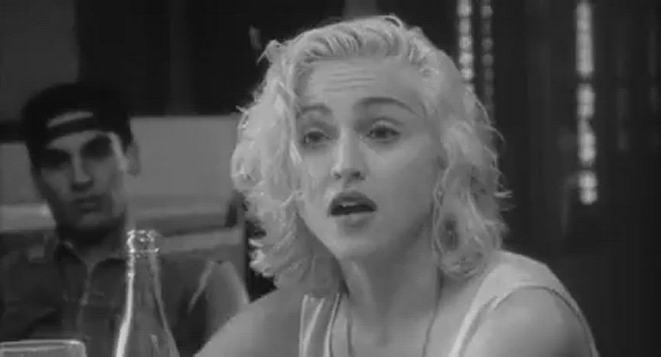 Madonna deep throats a bottle (1991)