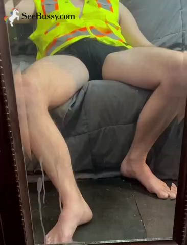 cock homemade underwear uniform gif