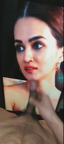 Jerking on kriti sanon slut face over my 60 inch big tv screen..mm suck that big