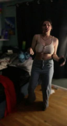 big tits dancing sex doll gif