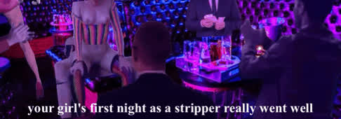 Hotwife Stripper Wife Work gif