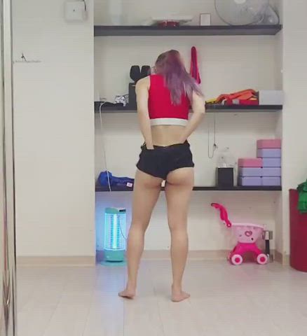 Asian Dancing Shorts gif