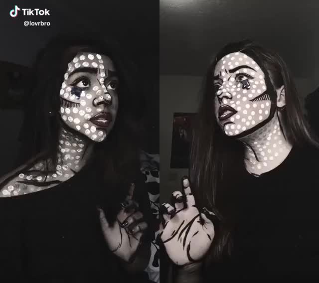 this took so fkin long omg #duet w/ @skylerbaylie #foryou #trend #makeup #featureme