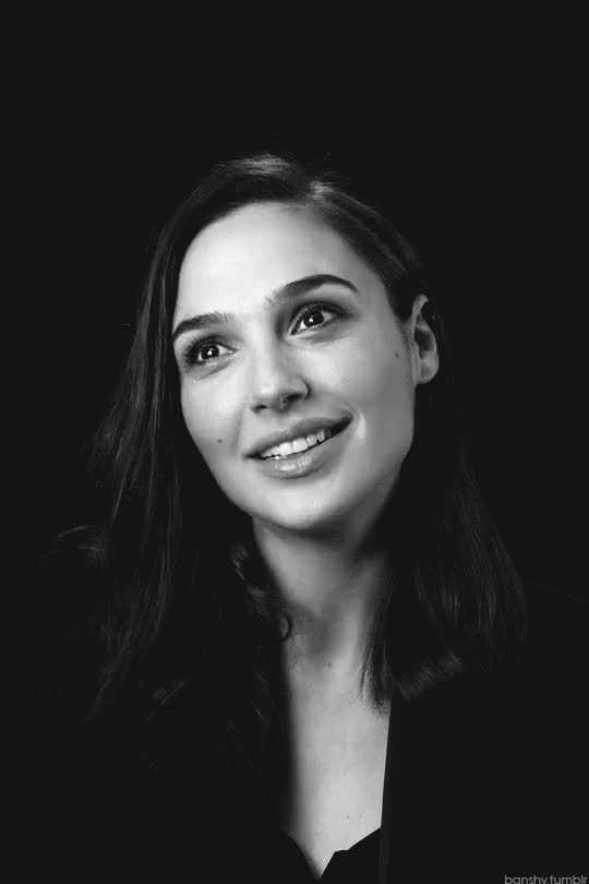 Gal Gadot when she looks at my dick....