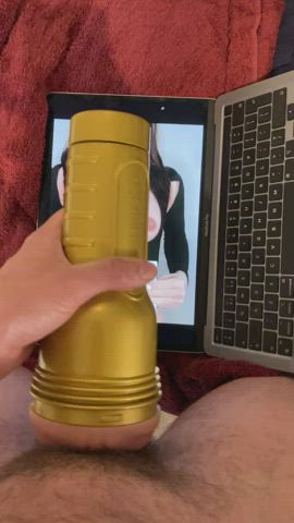 cumshot fleshlight tribute gif