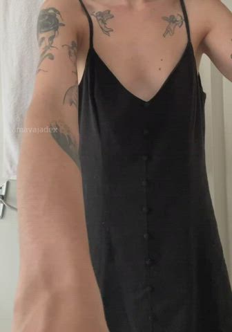 Flashing Nipples Small Tits gif