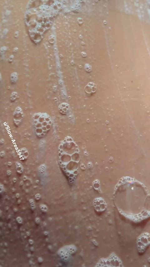 ass big ass boobs booty bubble butt natural tits shower soapy teen wet gif