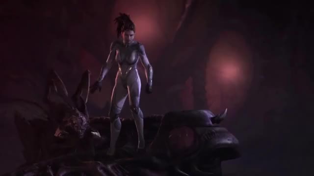 Sarah Kerrigan and Zeratul (fight)