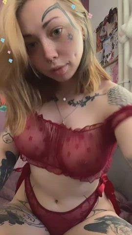 Cosplay Nipple Piercing Tattoo TikTok Tits gif