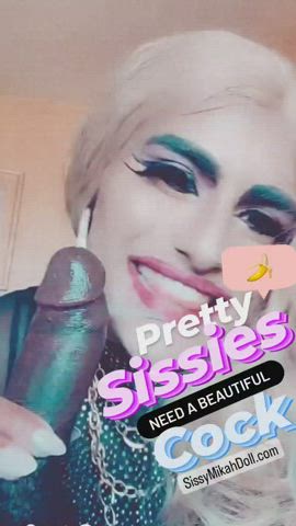 Pretty sissies need a beautiful cock