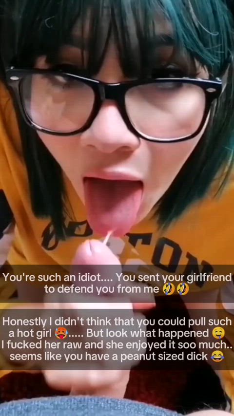 asian bully caption cheating cuckold cumshot facial hotwife green hair captions facials