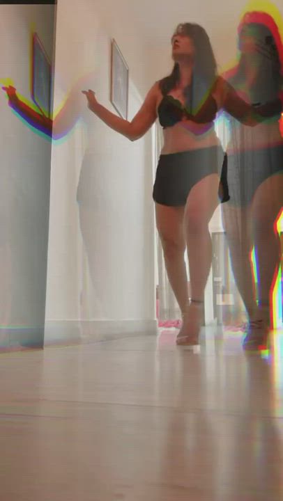 Legs MILF Pole Dance gif