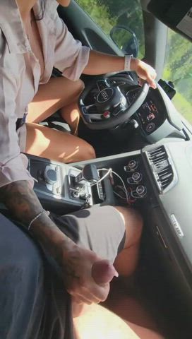 amateur car cock milking cumshot extreme handjob pov tattoo gif