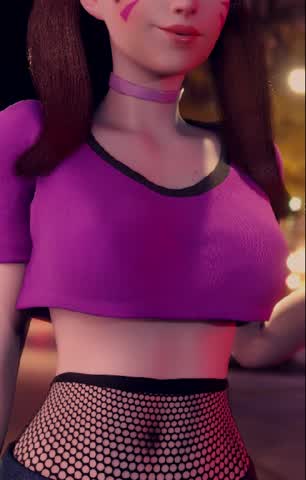 D.Va titty reveal (Discko) [Overwatch]