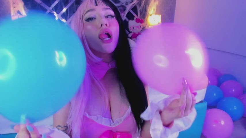 balloons bongacams camsoda camgirl cosplay fetish hentai teen gif