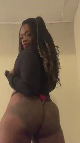 Ass BBW Ebony Teen Twerking gif