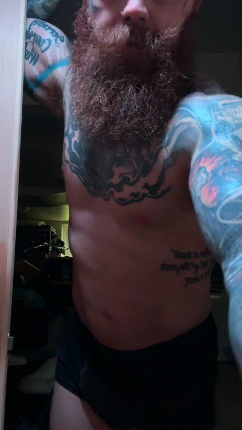 abs muscles solo tattoo tattooed flexing gif