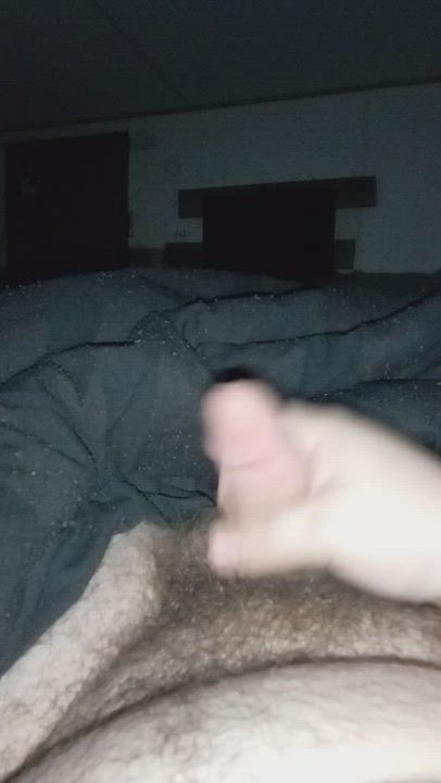 Hairy Cock Jerk Off Little Dick gif