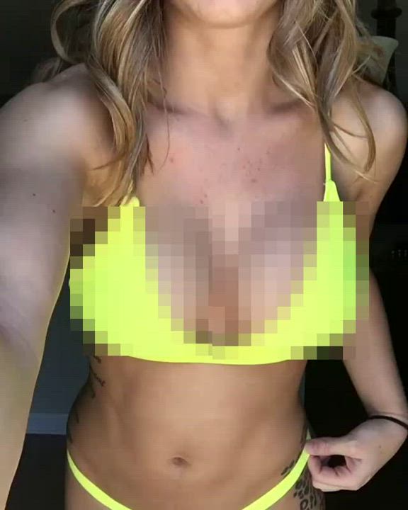 Bikini Censored Sissy gif