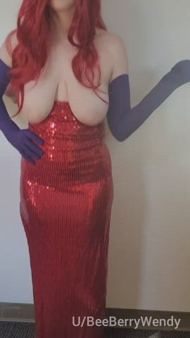 "Why don't you do right?" Jessica Rabbit from Who Framed Roger Rabbit by