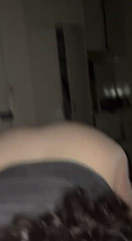 love how my ass looks while sucking my boyfriends cock