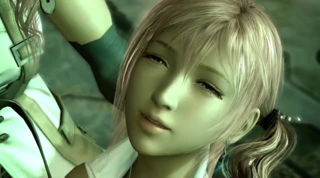 FFXIII - Serah turns into ice