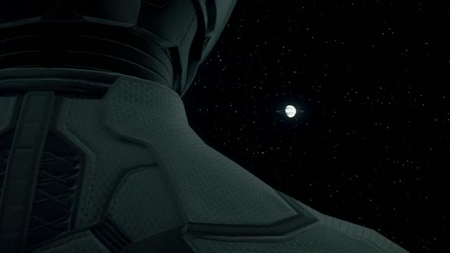 Star Citizen 3.8 - Yela's Rings Visible from Port Olisar